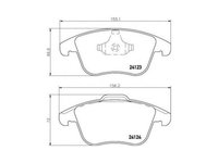 Set placute frana Volvo V60 2010-2016 #2 0986494169