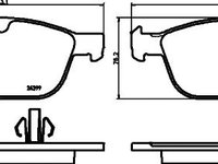 Set placute frana VOLVO XC60 - OEM - QUARO: QP2802 - Cod intern: W02605915 - LIVRARE DIN STOC in 24 ore!!!