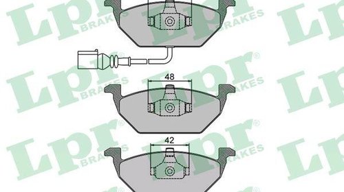 Set placute punte fata Vw Polo (6N) 2002-