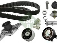 Set pompa apa curea dintata 530 0539 30 INA pentru Audi A8 Audi A6 Audi A4 Vw Passat Audi Allroad Skoda Superb