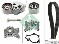 Set pompa apa curea dintata 530 0542 30 INA pentru Hyundai Avante Hyundai Elantra Hyundai Santa Hyundai Lavita Hyundai Matrix Kia Cerato Kia Spectra Kia Spectra5 Hyundai Tucson Kia Sportage Hyundai Accent Hyundai Verna Kia Lotze Kia Magentis