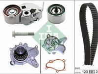 Set pompa apa curea dintata 530 0542 31 INA pentru Kia Sportage Hyundai Avante Hyundai Elantra Hyundai Santa Kia Cerato Kia Spectra Kia Spectra5 Hyundai Tucson Hyundai Embera Hyundai Sonata Kia Cee d Hyundai I30 Kia Pro cee d