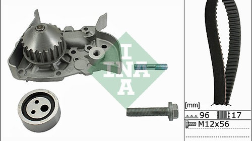 Set pompa apa + curea dintata (530019130 INA)