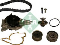 Set pompa apa + curea dintata AUDI 80 (8C, B4) (1991 - 1994) INA 530 0161 30