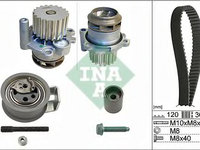 Set pompa apa + curea dintata AUDI A2 (8Z0) (2000 - 2005) INA 530 0091 30 piesa NOUA