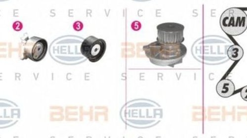 Set pompa apa + curea dintata CHEVROLET LACET