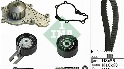 Set pompa apa + curea dintata CITROEN C1 (PM,