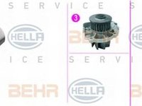 Set pompa apa + curea dintata FIAT DOBLO Cargo 223 HELLA 8MP 376 816-891