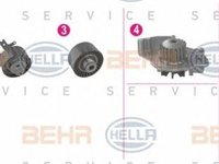 Set pompa apa + curea dintata FORD FOCUS C-MAX HELLA 8MP 376 811-881