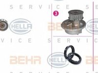 Set pompa apa + curea dintata OPEL ASTRA F CLASSIC combi HELLA 8MP 376 800-801