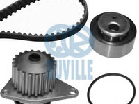 Set pompa apa + curea dintata PEUGEOT 106 I (1A, 1C) (1991 - 1996) RUVILLE 56600701 piesa NOUA