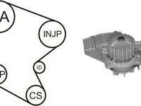 Set pompa apa + curea dintata PEUGEOT PARTNER combispace (5F) (1996 - 2012) AIRTEX WPK-1580R04 piesa NOUA