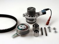 Set pompa apa + curea dintata VW CADDY IV Combi (Saab, SAJ) (2015 - 2016) HEPU PK06690 piesa NOUA