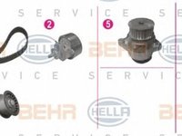 Set pompa apa + curea dintata VW GOLF VI 5K1 HELLA 8MP 376 814-851