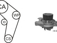 Set pompa apa curea dintata WPK-9274R03 AIRTEX pentru Vw Eurovan Vw Transporter Audi A6 Vw Lt