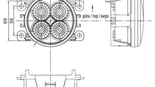 SET PROIECTOARE CEATA IN BARA CU LEDURI