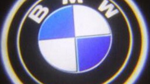 Set proiectoare cu logo 3D BMW pentru iluminat sub portiera