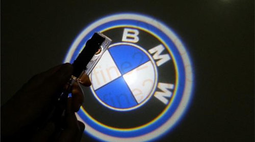 SET Proiectoare logo BMW portiera / Holograma / Emblema luminoasa led