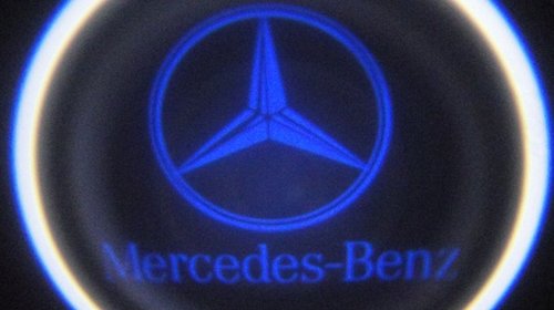 Set proiectoare / Logo portiere Mercedes Benz