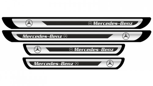 Set Protectie Praguri Sticker Crom Mercedes-B