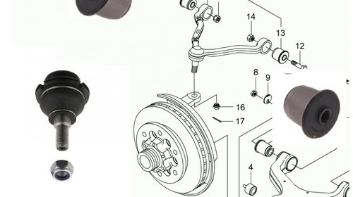 SET REPARATIE BASCULA SUPERIOARA FATA ST/DR S