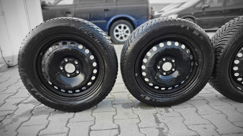 Set roti complet jante+anvelope WREDESTEIN 205/55R16 M+S SNOWTRACS