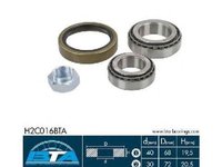 Set rulment roata PEUGEOT BOXER platou sasiu ZCT BTA H2C016BTA