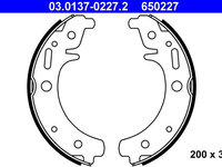 Set saboti frana ATE 03.0137-0227.2