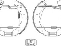 Set saboti frana CITROEN C25 caroserie 280 290 HELLA 8DB355004061