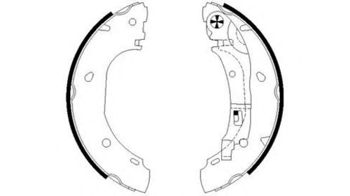 Set saboti frana CITROEN RELAY bus (230P) - O