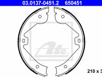 Set saboti frana de mana PORSCHE CAYENNE (9PA, 955) (2002 - 2010) ATE 03.0137-0451.2