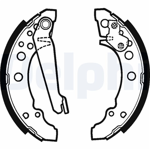 Set Saboti Frana Delphi Audi LS1276