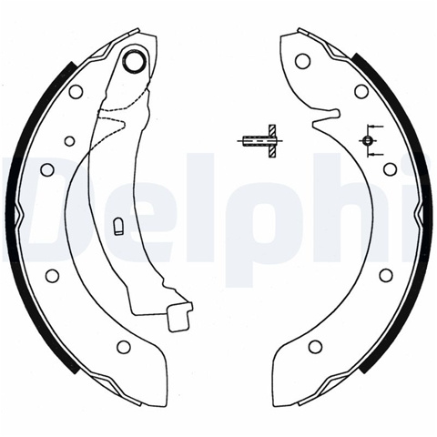 Set Saboti Frana Delphi Citroën LS1716