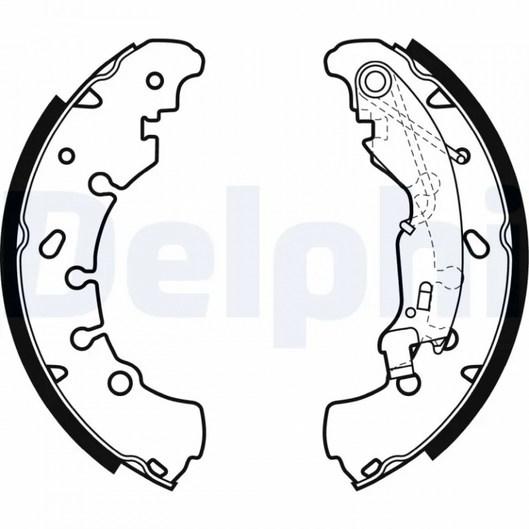 Set saboti frana Delphi LANCIA YPSILON (312_) 2011-2025 - LS1980