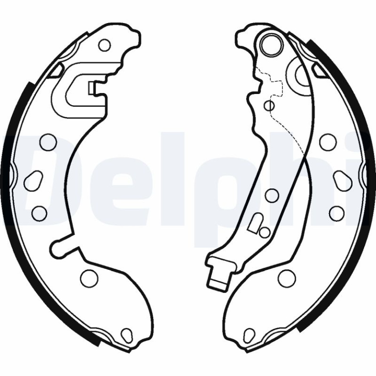 Set saboti frana DELPHI LS2124 model SMART FORTWO cupe (453) 2014 2015 2016 2017 2018 2019 2020 2021 2022