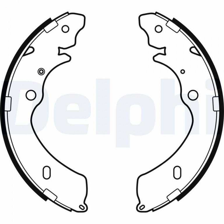 Set saboti frana DELPHI LS2147 la ISUZU D-MAX I (TFR, TFS) 2002 2003 2004 2005 2006 2007 2008 2009 2010 2011 2012