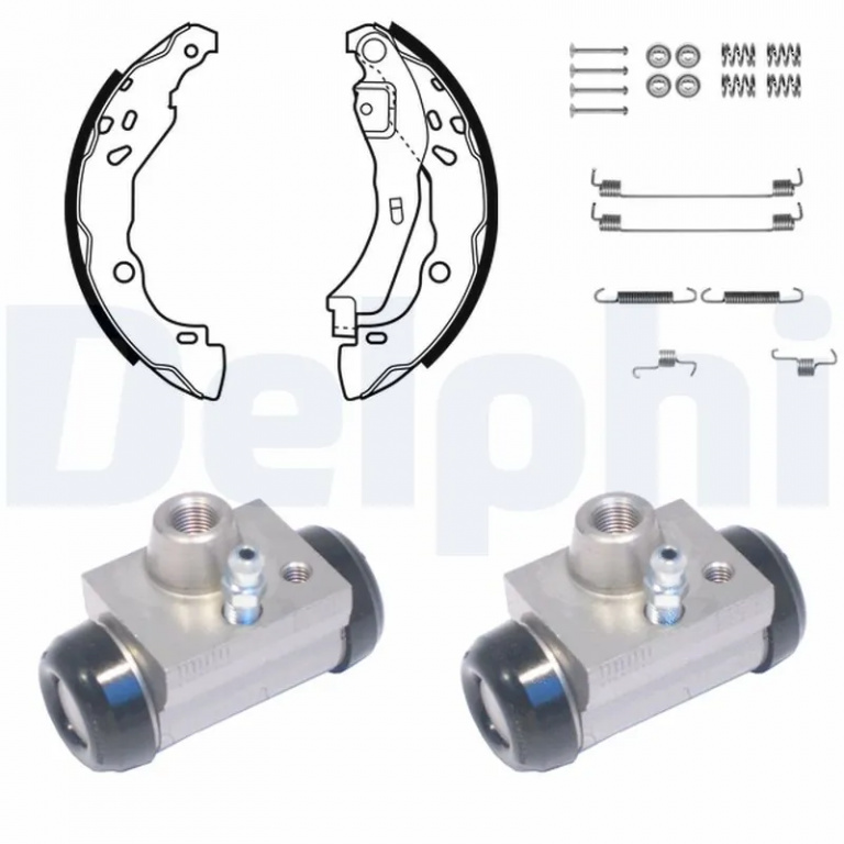 Set saboti frana Delphi RENAULT LOGAN I (LS_) 2004-2015 - KP1077