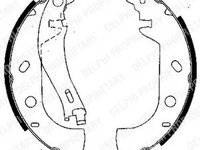 Set saboti frana FIAT MAREA Weekend (185) (1996 - 2007) DELPHI LS1847 piesa NOUA