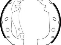 Set saboti frana FIAT MULTIPLA (186) (1999 - 2010) FERODO FSB571