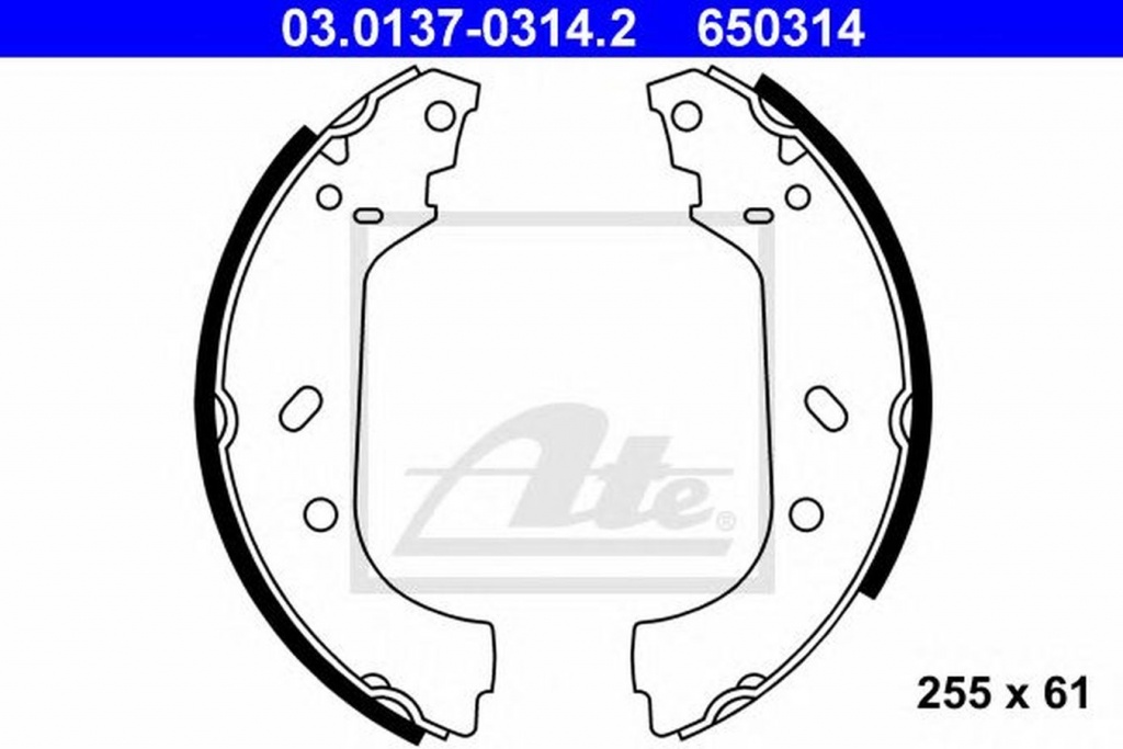 Set saboti frana FIAT SCUDO Combinato 220P ATE 030