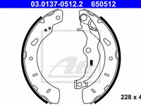 Set saboti frana FORD B-MAX Van (2012 - 2016) ATE 03.0137-0512.2