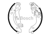 Set saboti frana FORD FIESTA IV JA JB BOSCH 0986487624