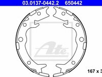 Set saboti frana, frana de mana HONDA STREAM (RN) (2001 - 2016) ATE 03.0137-0442.2 piesa NOUA