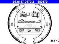 Set saboti frana, frana de mana MERCEDES-BENZ A-CLASS (W169) (2004 - 2012) ATE 03.0137-0170.2