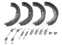 Set saboti frana, frana de mana MERCEDES-BENZ C-CLASS limuzina (W204), MERCEDES-BENZ C-CLASS T-Model (S204), MERCEDES-BENZ E-CLASS cupe (C207) - MEYLE