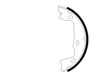 Set saboti frana, frana de mana OPEL ASTRA F Combi (51, 52) (1991 - 1998) TEXTAR 91018400 piesa NOUA