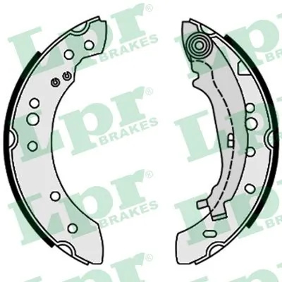 Set saboti frana LPR BAIC E SERIES hatchback 2012-2015 - 09640