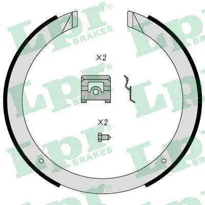 Set saboti frana LPR SSANGYONG REXTON W / REXTON VAN 2015-2020 - 01098