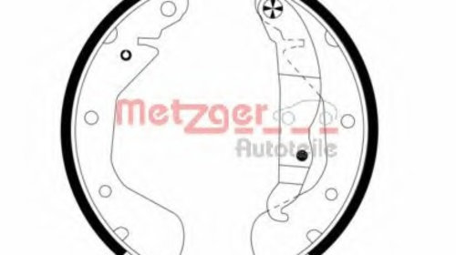 Set saboti frana MG 564 METZGER pentru Opel V
