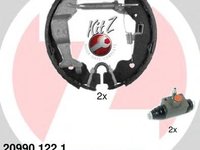 Set saboti frana OPEL AGILA (A) (H00), VAUXHALL AGILA Mk I (A) - ZIMMERMANN 20990.122.1